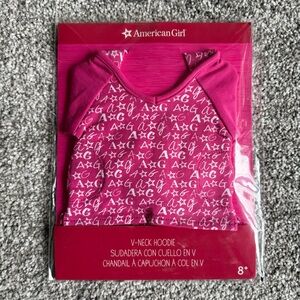 American Girl V-Neck Hoodie for 18-inch Dolls